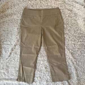St John’s Khaki Capri Pants Size 12